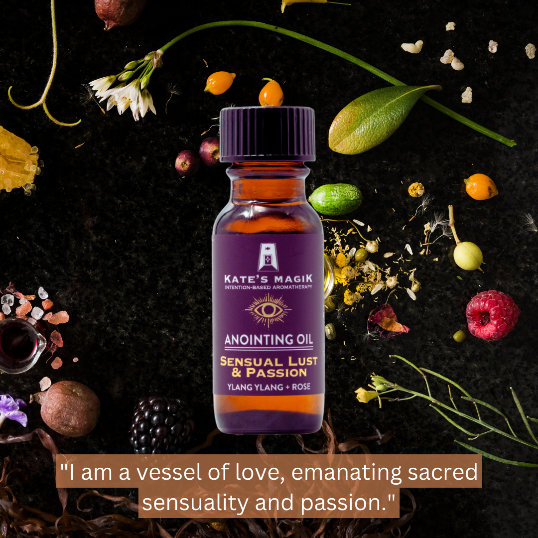 (5) NEW Kate’s Magick Intention Based sold Aromatherapy Annointing Oil